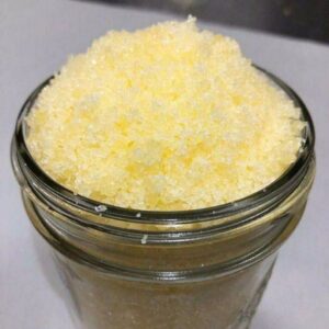 Shiny Yellow Smooth DMT Crystals